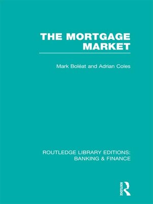 cover image of Mortgage Market (RLE Banking & Finance)